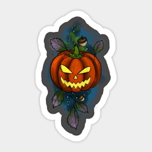 Jack o lantern Sticker